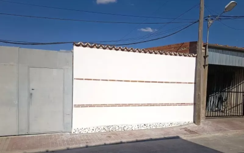 Después   Modificación muro rústico en Valladolid