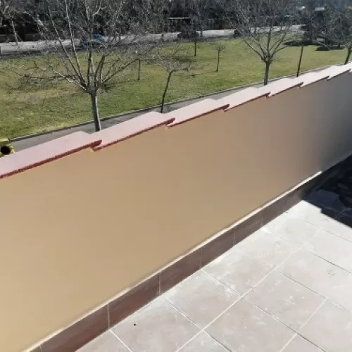 Después   Renovación del revestimiento de una terraza